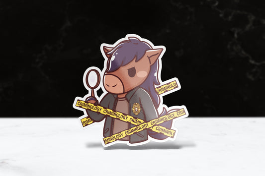 Criminology Billy Sticker - FlippedDimension