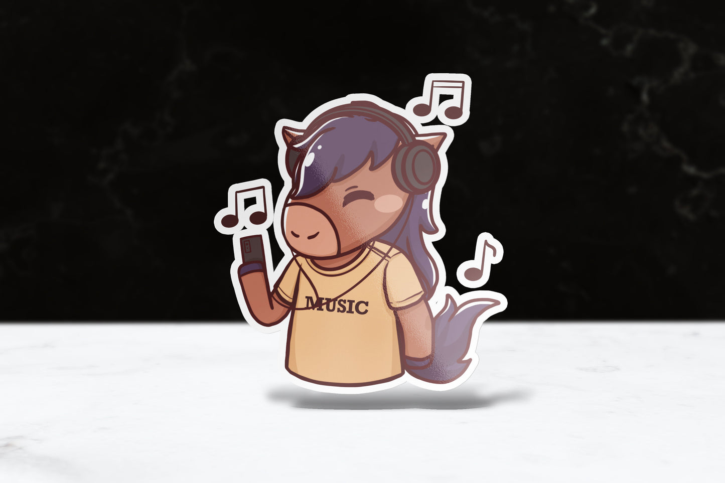 Music Billy Sticker - FlippedDimension