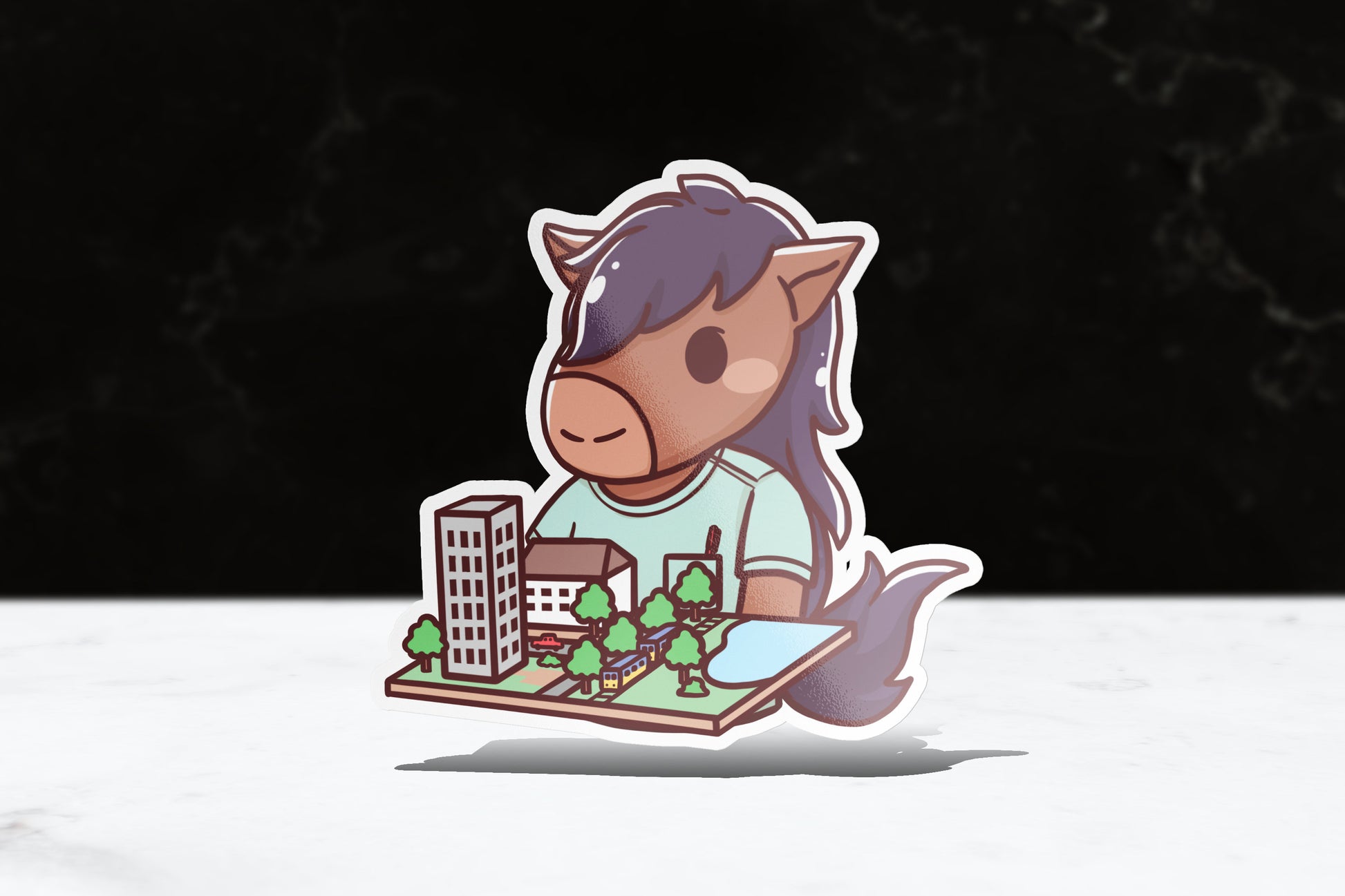 Urban Planning Billy Sticker - FlippedDimension