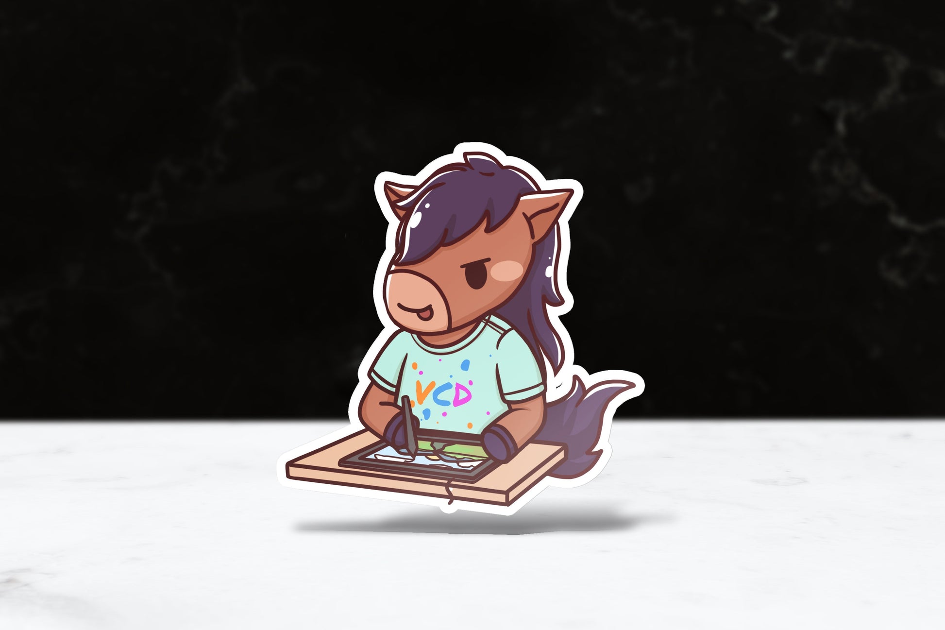 Visual Communication Design (VCD) Billy Sticker - FlippedDimension