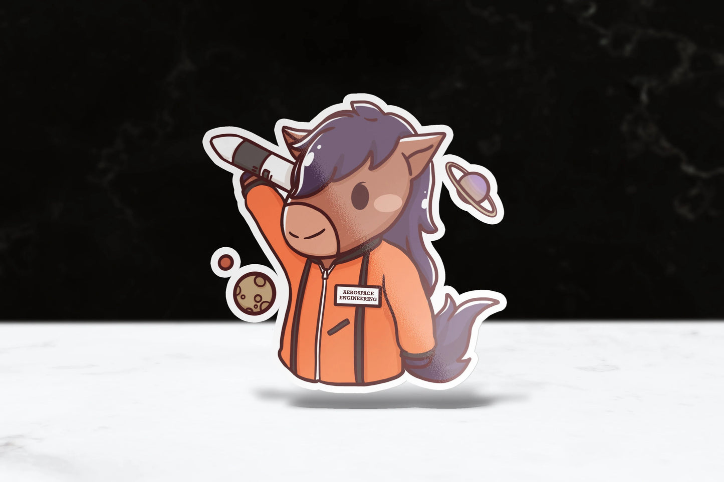 Aerospace Engineering Sticker - FlippedDimension