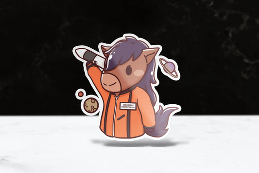 Aerospace Engineering Sticker - FlippedDimension