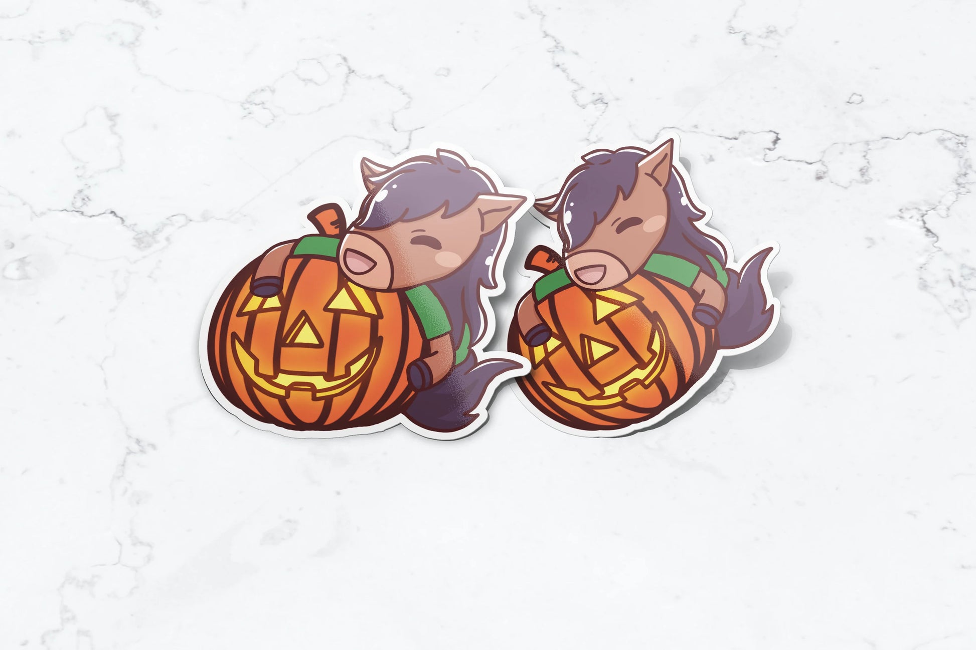 Billy & the Giant Pumpkin Sticker - FlippedDimension