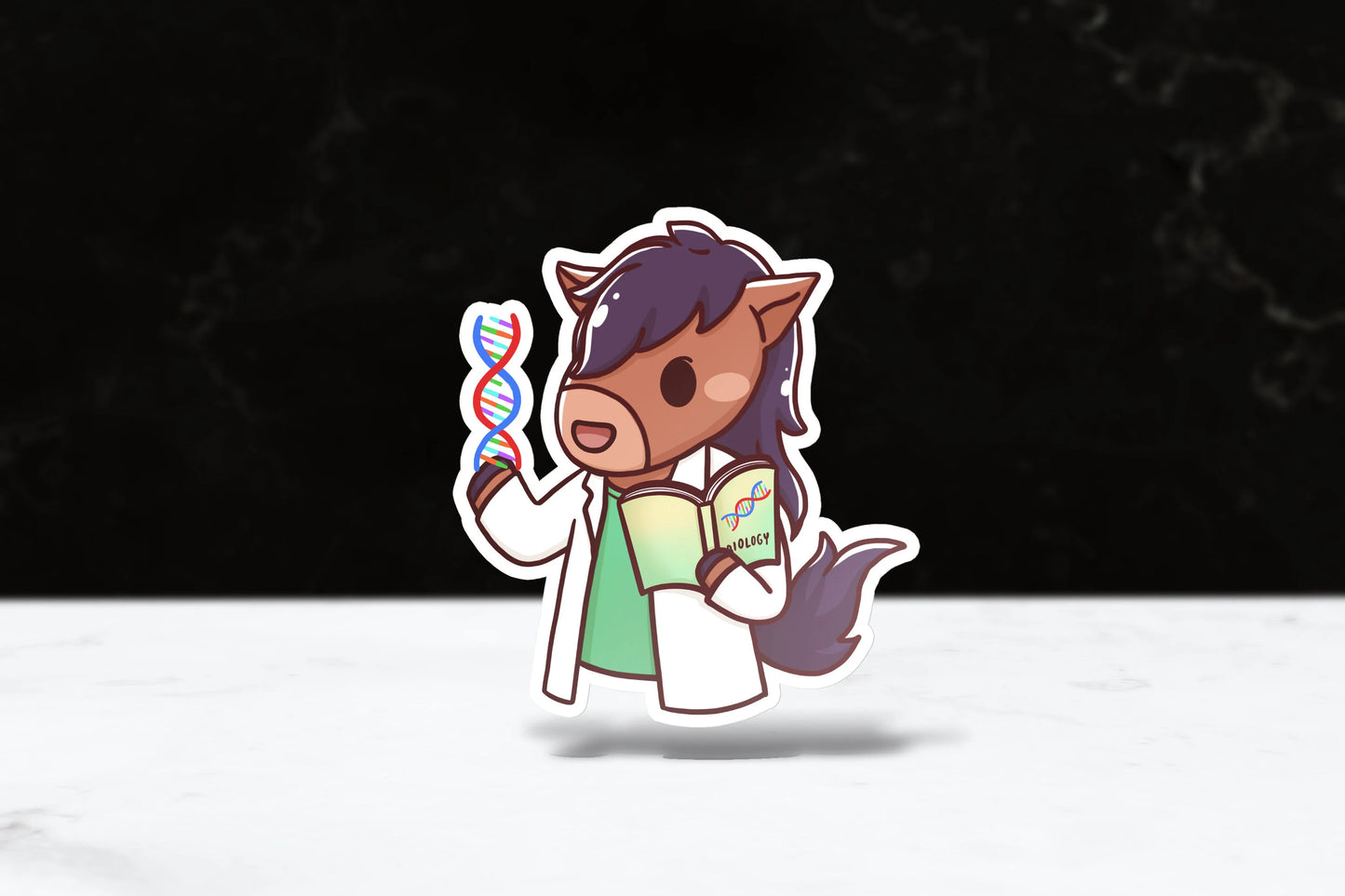 Biology Billy Sticker - FlippedDimension