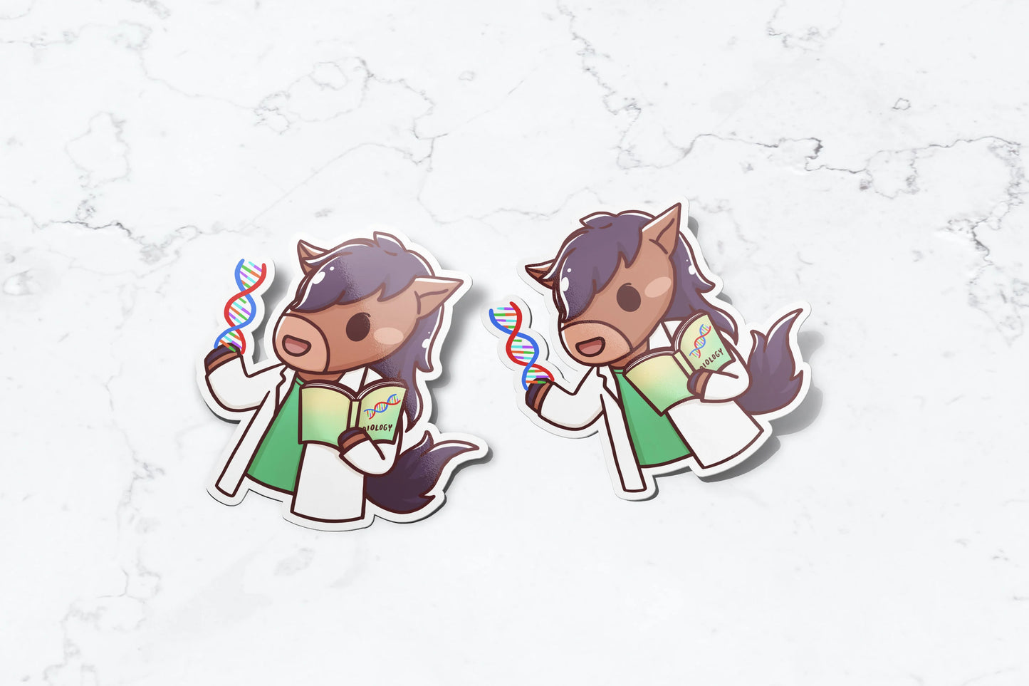 Biology Billy Sticker - FlippedDimension