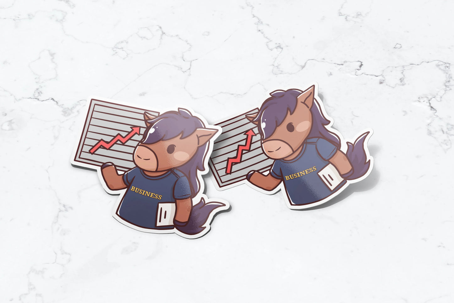 Business Billy Sticker - FlippedDimension