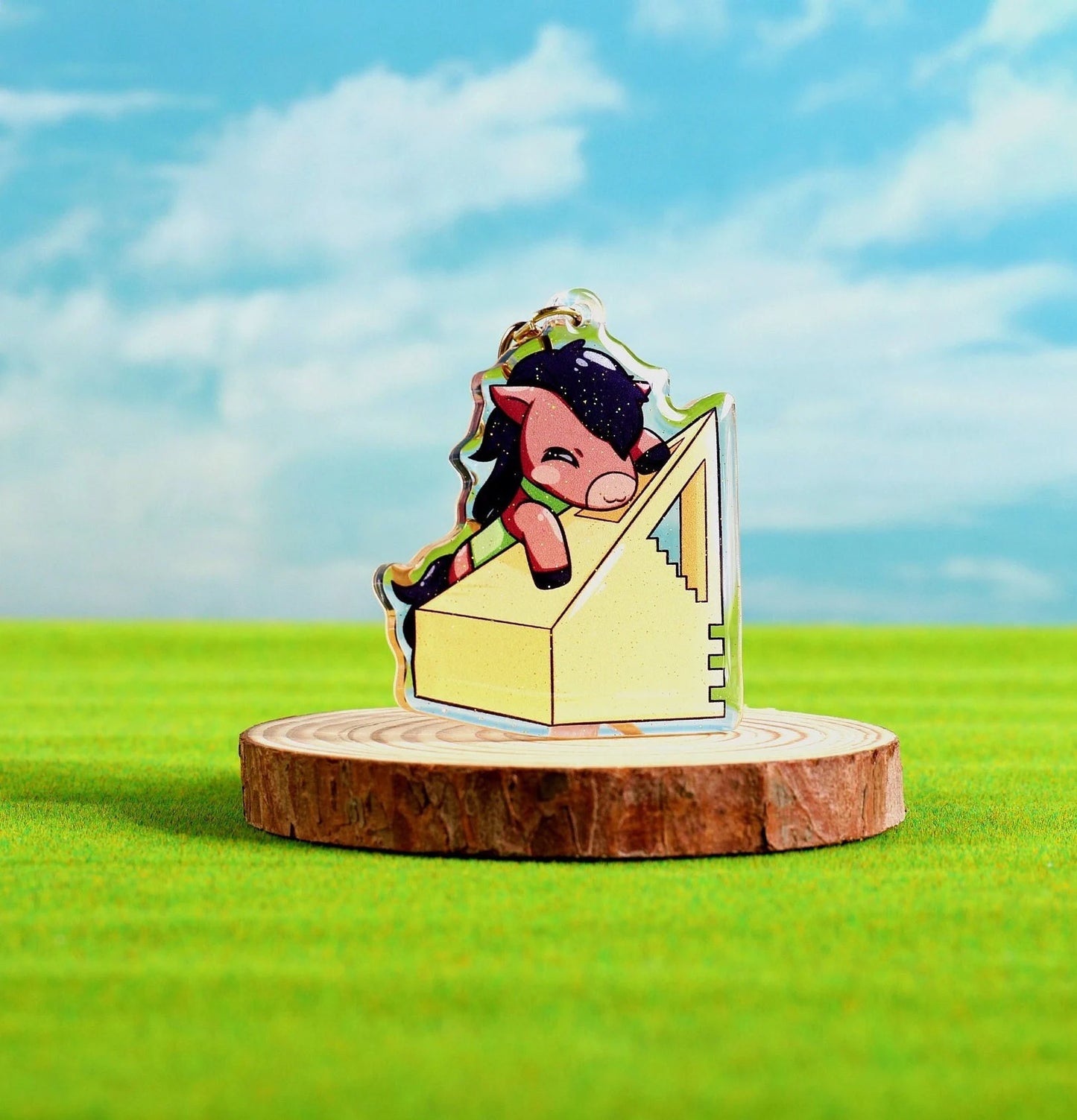 CLA & Billy Epoxy Keychain - FlippedDimension