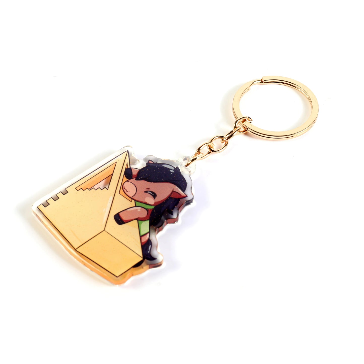 CLA & Billy Epoxy Keychain - FlippedDimension