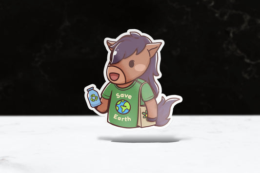 Earth Day Billy Sticker - FlippedDimension