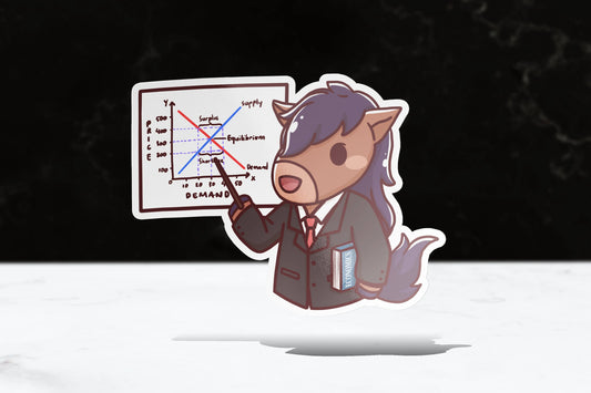 Economics Sticker - FlippedDimension