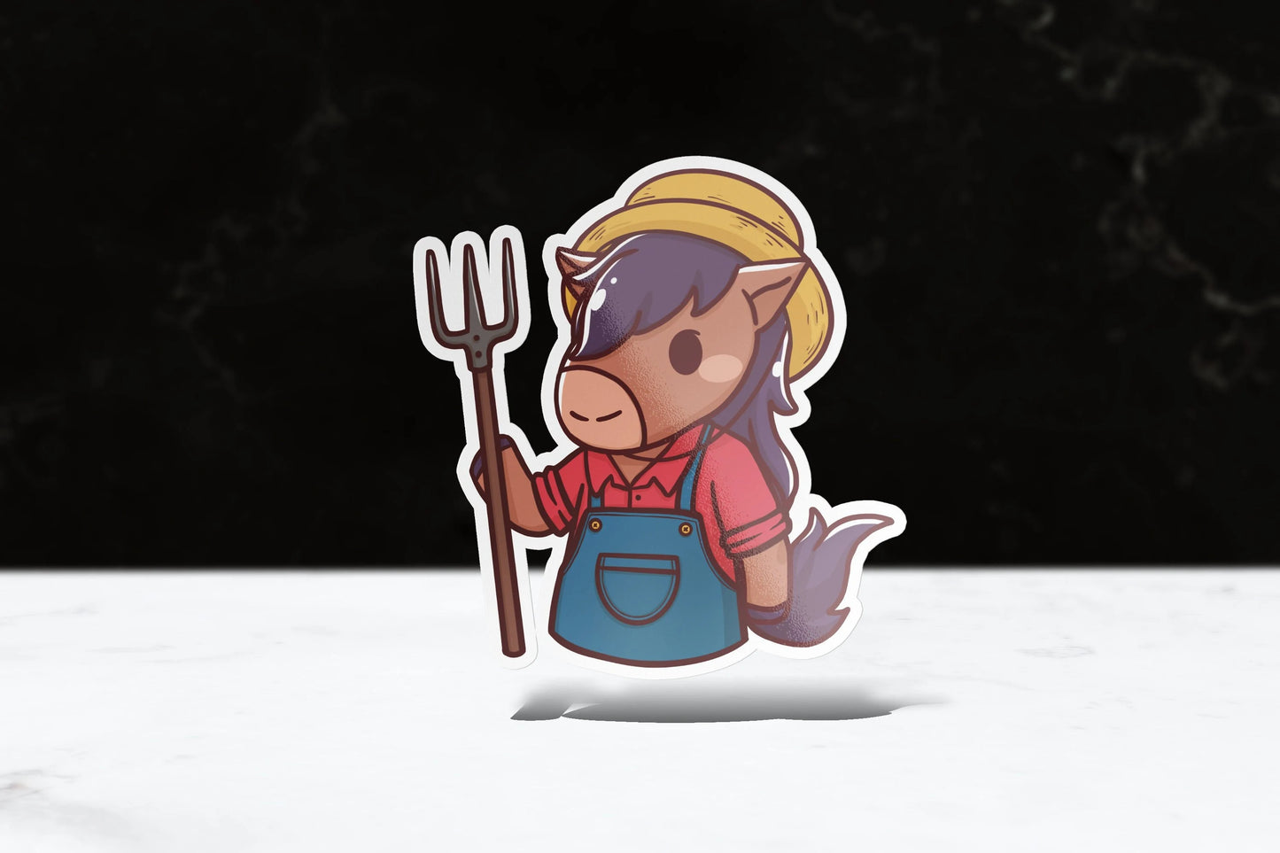 Farmer Billy Sticker - FlippedDimension
