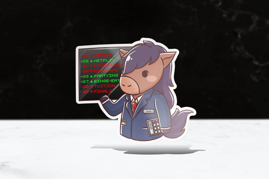 Finance Billy Sticker - FlippedDimension