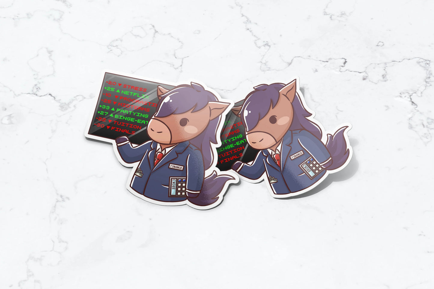 Finance Billy Sticker - FlippedDimension