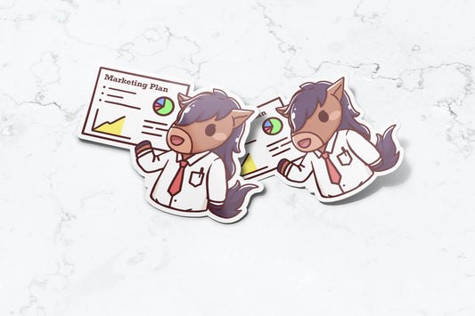 Marketing Billy Sticker - FlippedDimension