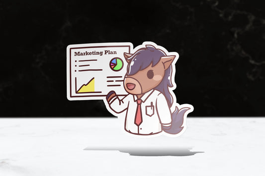 Marketing Billy Sticker - FlippedDimension