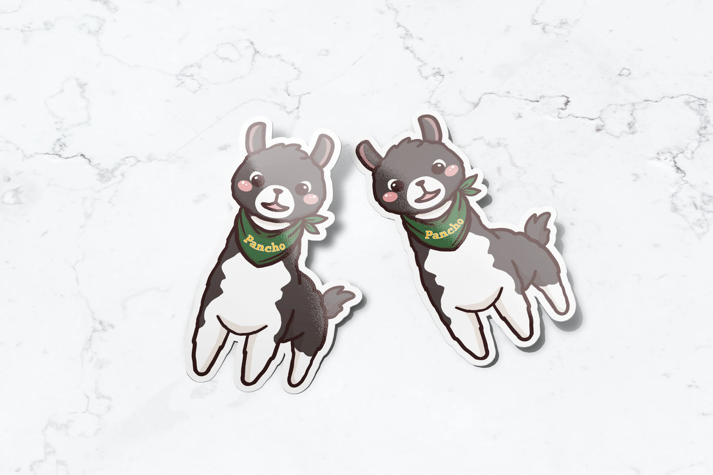 Pancho the Llama Sticker - FlippedDimension