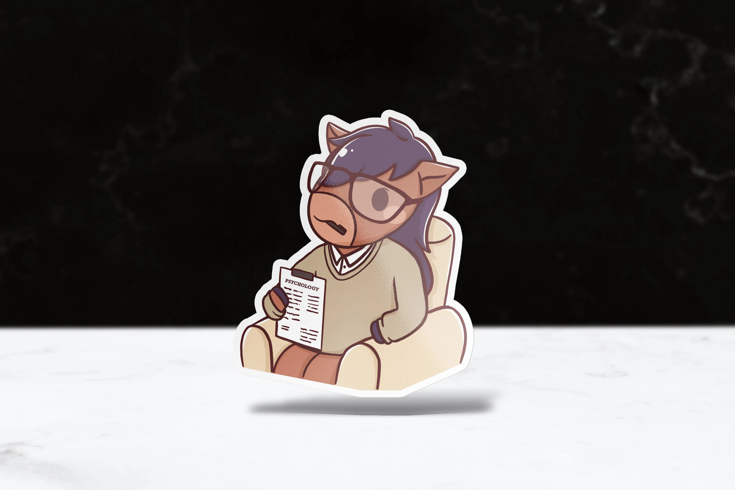 Psychology Billy Sticker - FlippedDimension