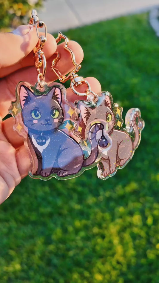 BlueBell Epoxy Keychain