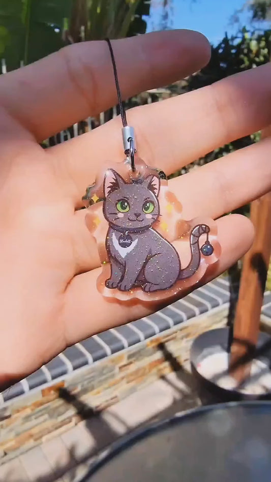 BlueBell Epoxy Phone Charm