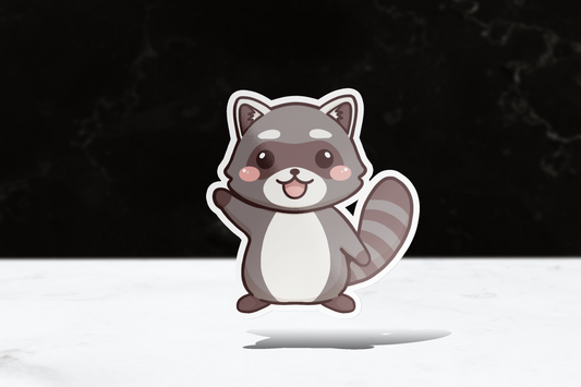 Racoon Sticker - FlippedDimension