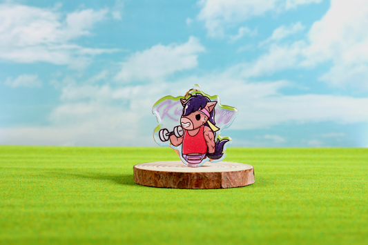 Kinesiology Billy Epoxy Keychain - FlippedDimension