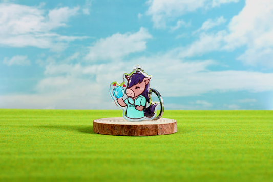 Sociology Billy Epoxy Keychain - FlippedDimension