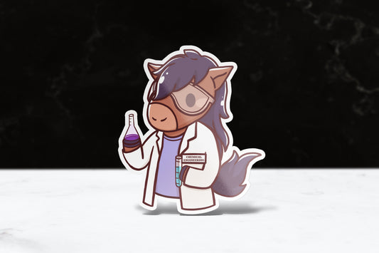 Chemical Engineering Billy Sticker - FlippedDimension