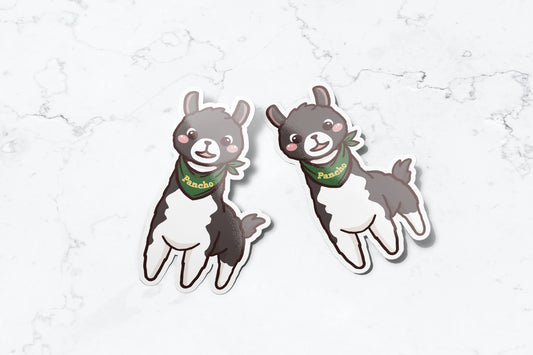 Pancho the Llama Sticker - FlippedDimension
