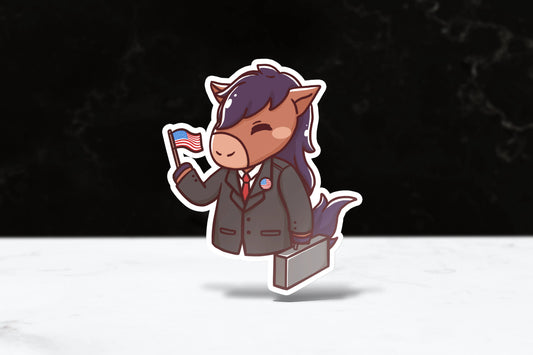 Political Science Billy Sticker - FlippedDimension