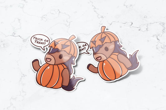 Pumpkin Billy Sticker - FlippedDimension