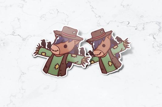 Scarecrow Billy Sticker - FlippedDimension