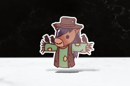 Scarecrow Billy Sticker - FlippedDimension