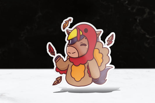 Turkey Billy Sticker - FlippedDimension