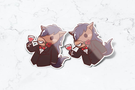 Tuxedo Billy Sticker - FlippedDimension